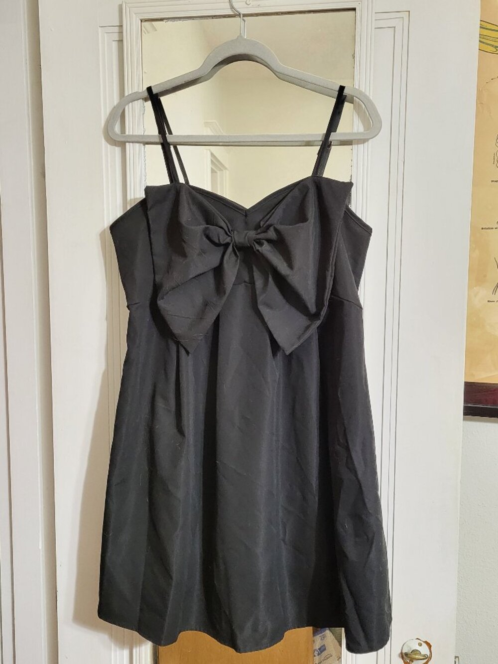 Cute black dress with large bow